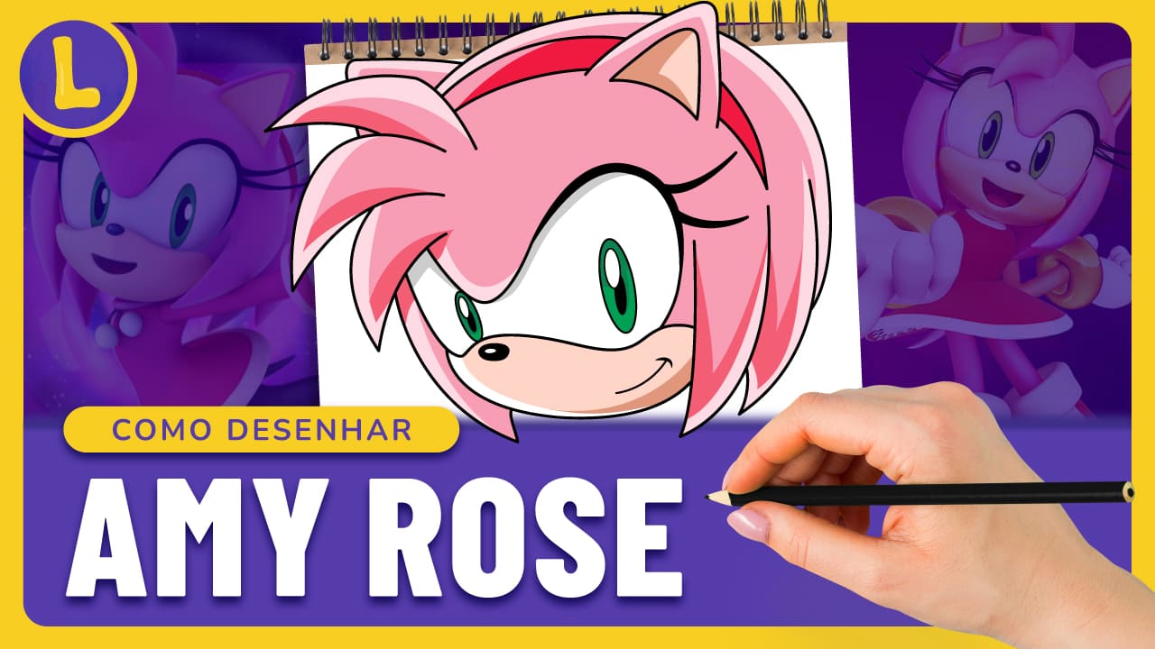 como-desenhar-a-amy-rose-passo-a-passo