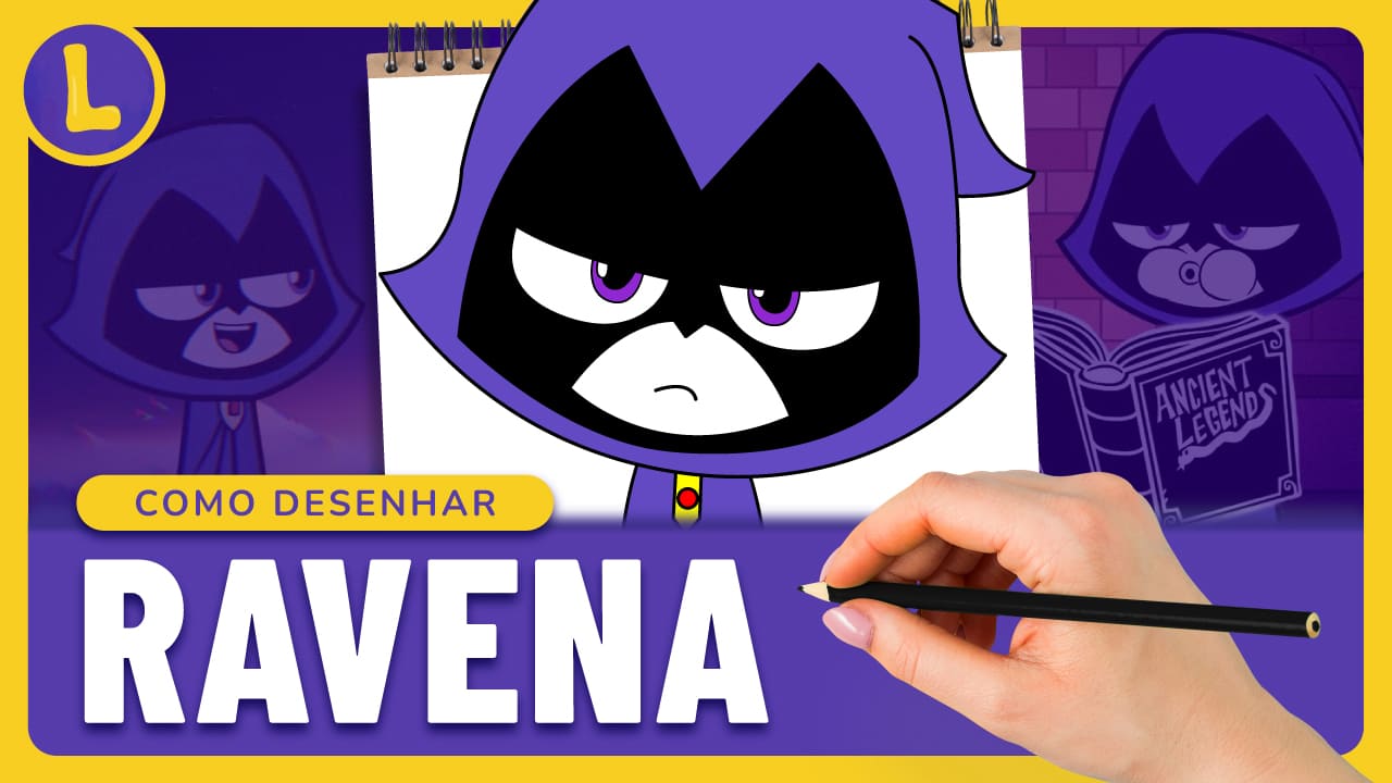 desenho da ravena para desenhar