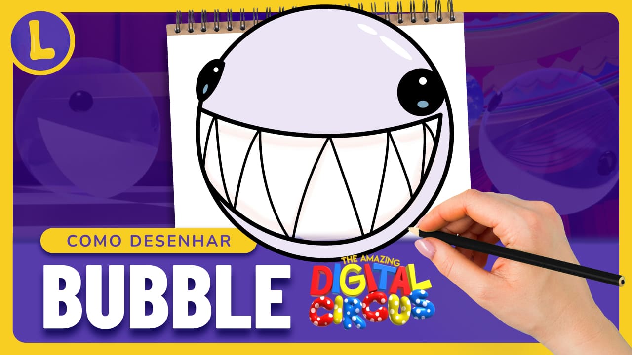 Como DESENHAR o BUBBLE do THE AMAZING DIGITAL CIRCUS (PASSO A PASSO)