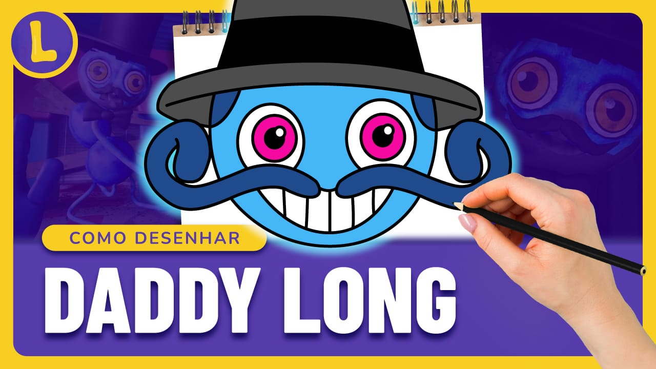 Como Desenhar Mommy Long Legs - POPPY PLAYTIME 