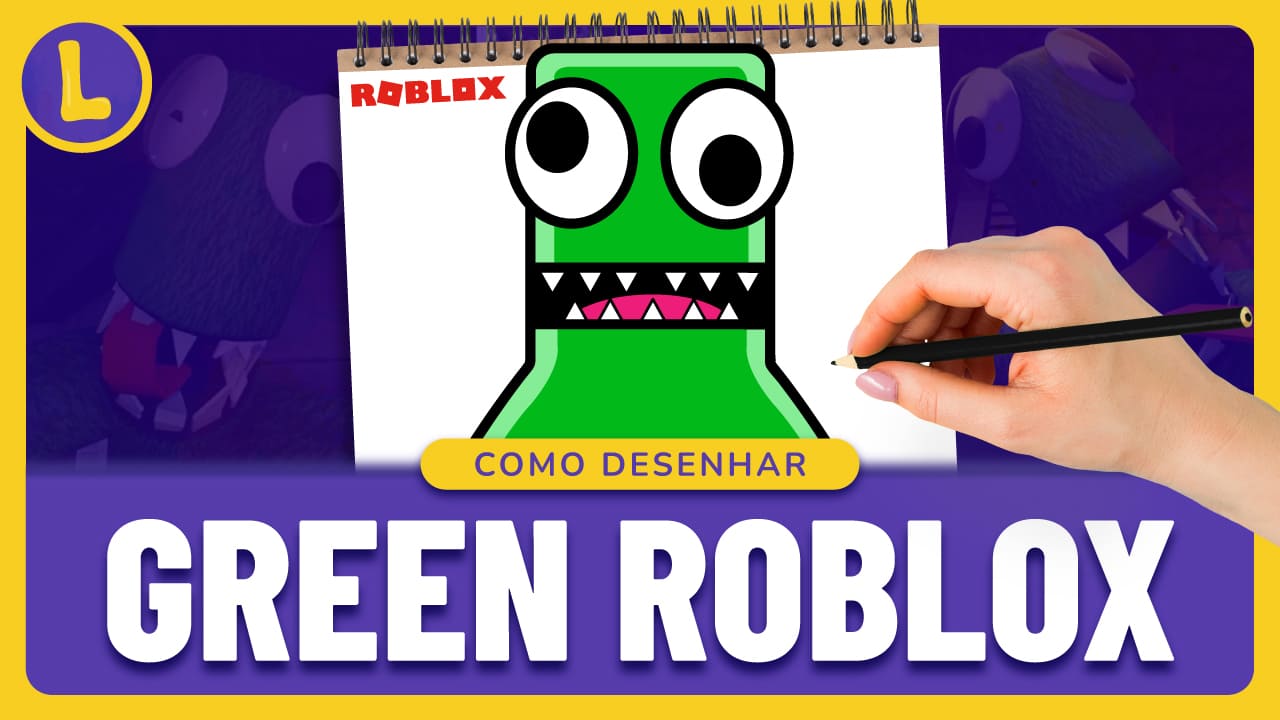 Como DESENHAR o ORANGE do RAINBOW FRIENDS ROBLOX - Como DIBUJAR a