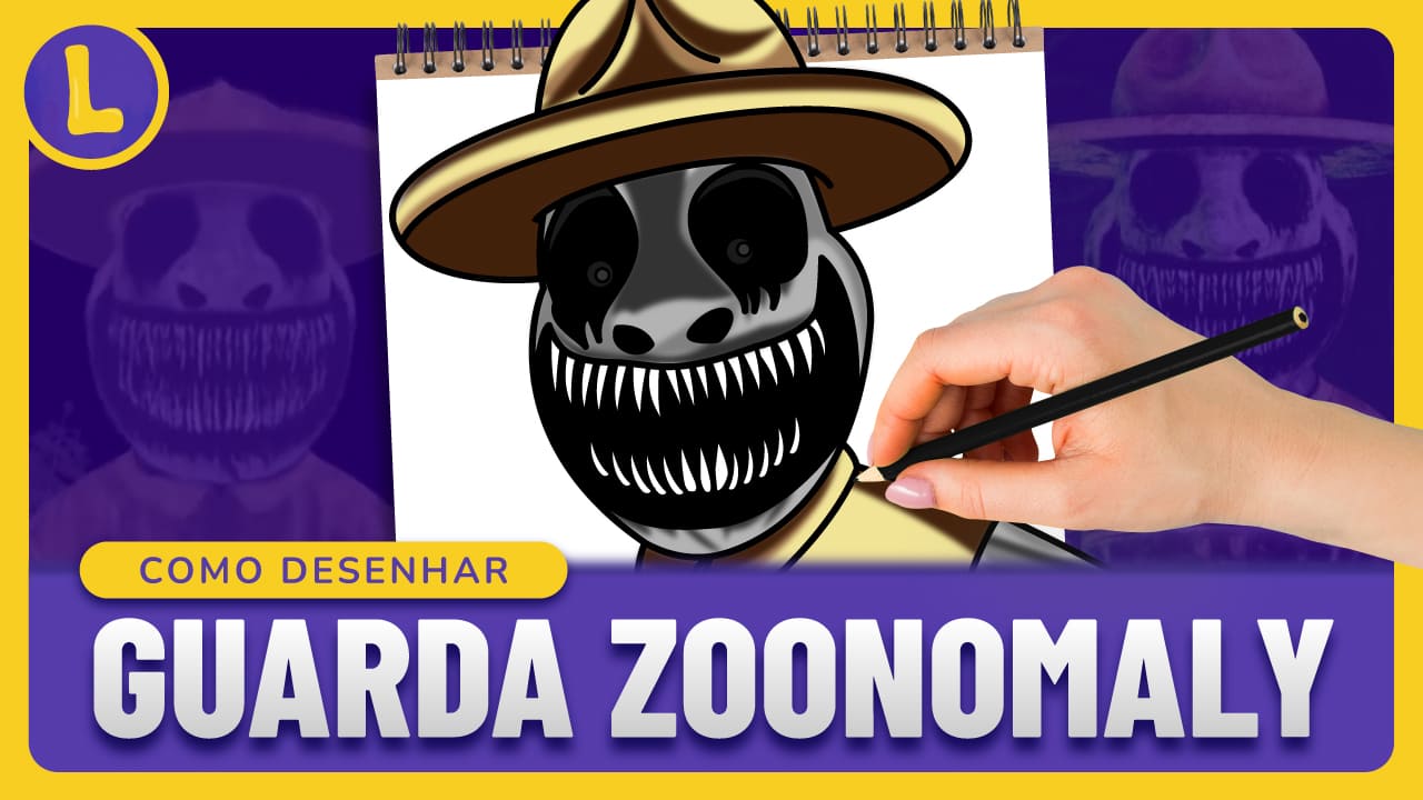 Como DESENHAR o GUARDA do ZOONOMALY (PASSO A PASSO)