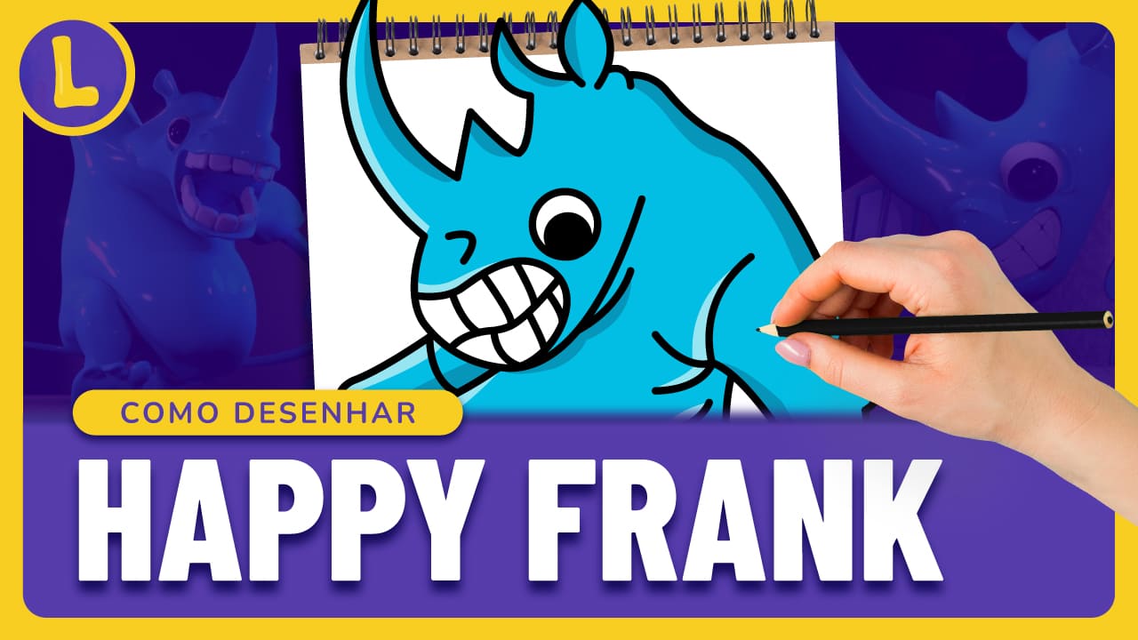 Como DESENHAR o HAPPY FRANK do GARTEN OF BANBAN (PASSO A PASSO)