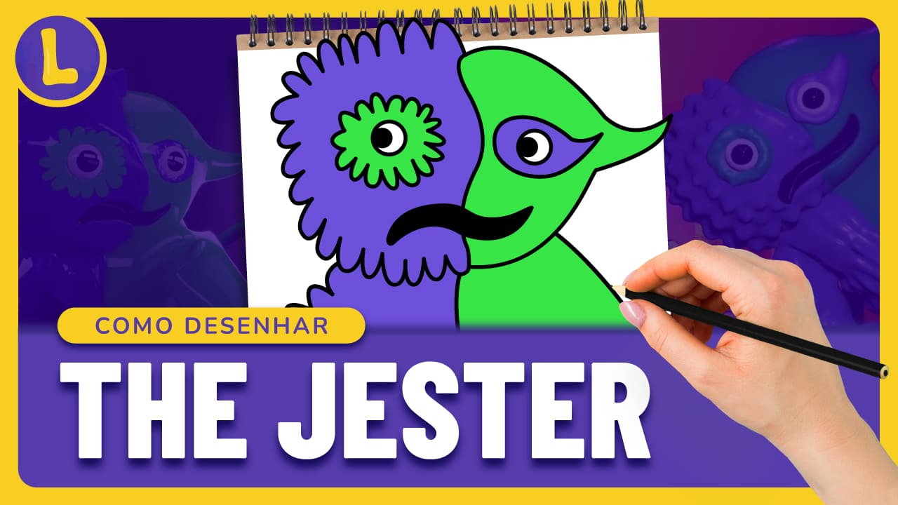 Como DESENHAR o JESTER do GARTEN OF BANBAN (PASSO A PASSO)