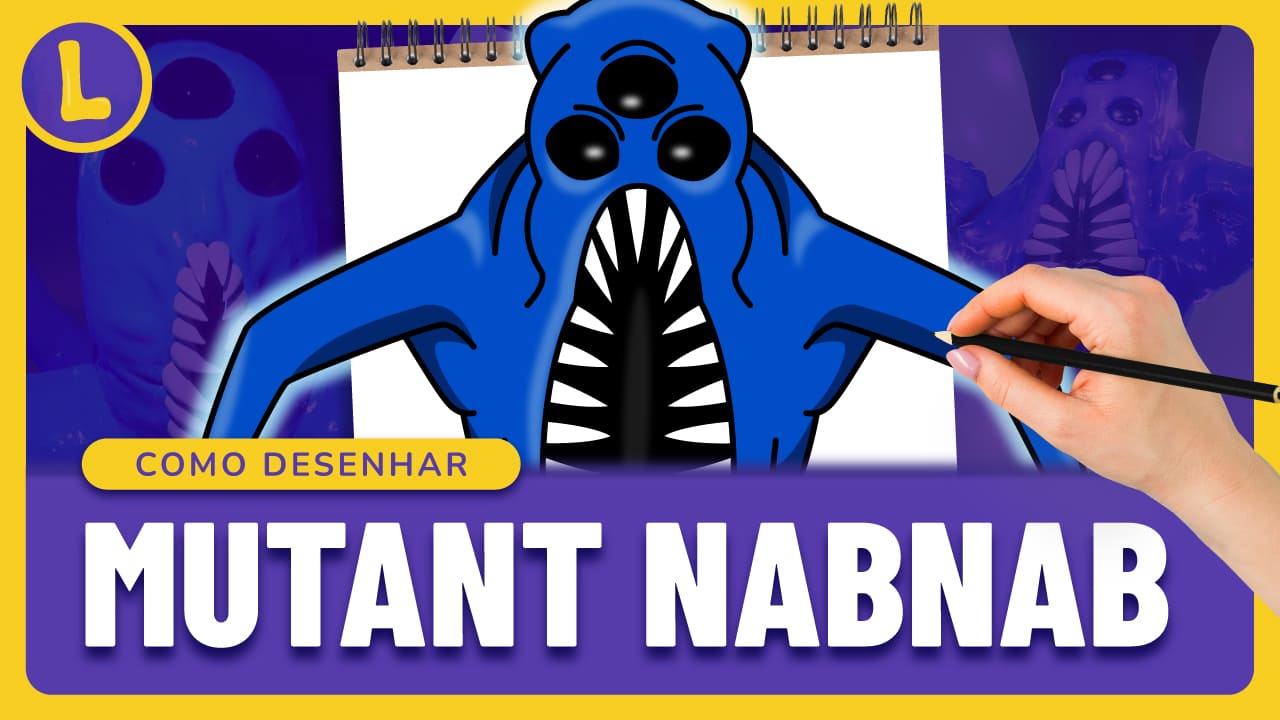 Como DESENHAR o MUTANT NABNAB do GARTEN OF BANBAN (PASSO A PASSO)