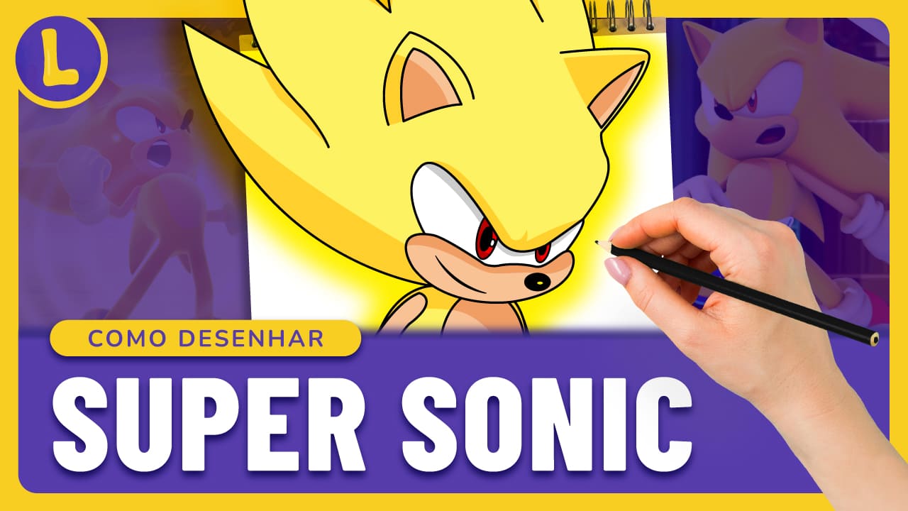Super Sonic Como Desenhar