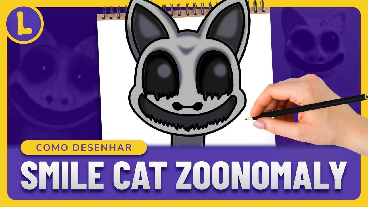 Como DESENHAR o SMILE CAT do ZOONOMALY (PASSO A PASSO)